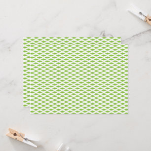Carte Ensemble de dossiers verts botaniques