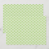 Carte Ensemble de dossiers verts botaniques (Devant / Derrière)