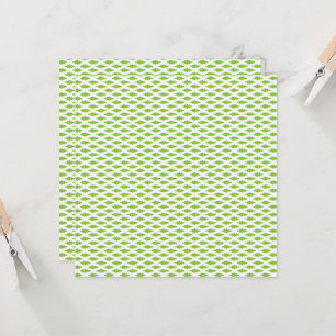 Carte Ensemble de dossiers verts botaniques