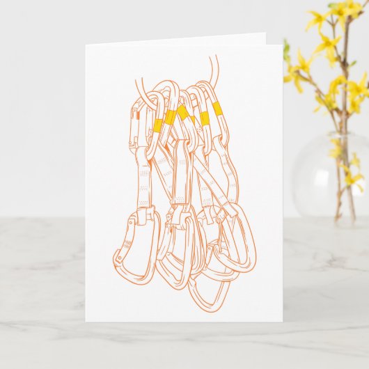 Carte Ensemble de tirages rapides escalades roches (Fleur jaune)