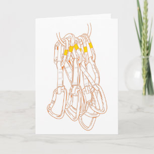 Carte Ensemble de tirages rapides escalades roches
