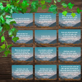 Carte Ensemble de versets de mémoire évangélique - Matth