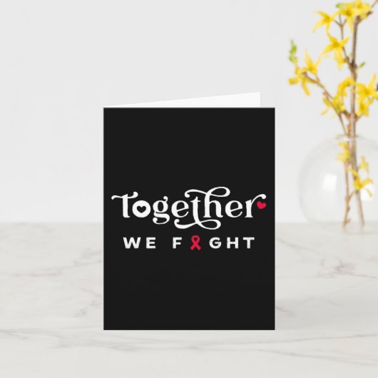 Carte Ensemble, nous combattons le comité de sensibilisa (Fleur jaune)