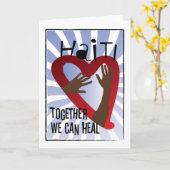 Carte Ensemble nous pouvons guérir - l'appui Haïti (Fleur jaune)