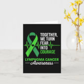 Carte Ensemble, Nous Transformons La Peur En Courage Lym (Fleur jaune)