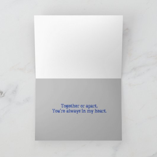 Carte Ensemble ou en dehors Vous êtes toujours dans mon (Intérieur)