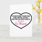 Carte Ensemble pour toujours et jamais séparés....... (Fleur jaune)