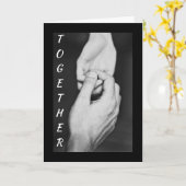 CARTE ***ENSEMBLE POUR VOUS ET MOI*** (Fleur jaune)