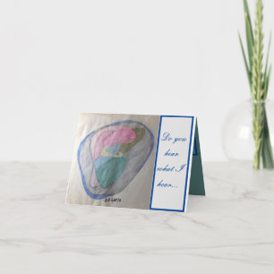 Carte Entendez-vous ce que j'entends ? Il nous apportera