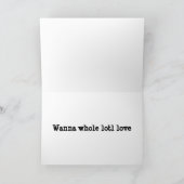 Carte entière de Valentine d'amour de "Lotl" (Intérieur)