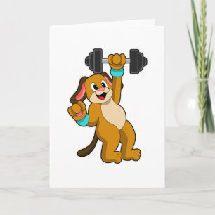 Carte Entraînement de chien à force avec Dumbbell