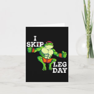 Carte Entraînement de poids de gymnastique I Skip Leg Da