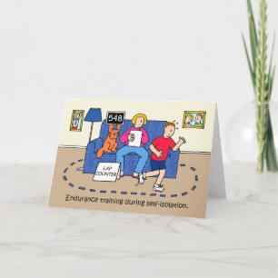 Carte Entraînement d'endurance pendant l'auto-isolement