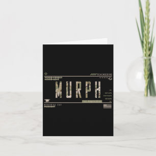 Carte Entraînement du jour de commémoration de Murph WOD