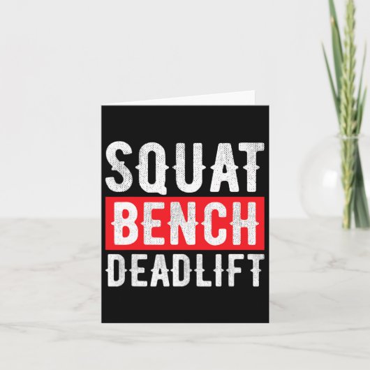 Carte Entraînement du poids du banc de levage de squat (Devant)