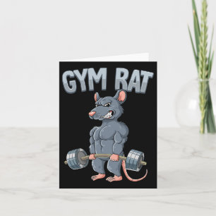 Carte Entraînement Poids Décharge Gym Rat