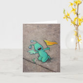 Carte entraînement printanier (Fleur jaune)