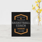 Carte Entraîneur de basket-ball  (Fleur jaune)