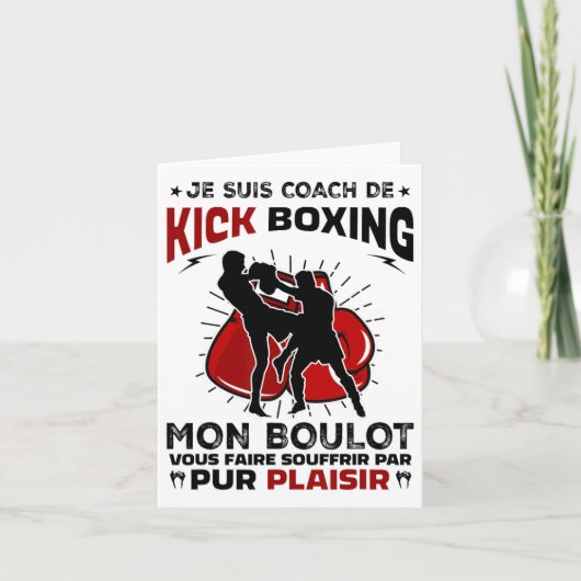 Carte Entraîneur De Boxe De Combat Vs (Devant)