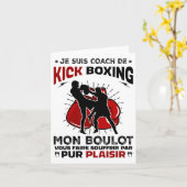 Carte Entraîneur De Boxe De Combat Vs (Fleur jaune)