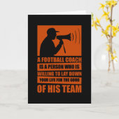 Carte Entraîneur de football (Fleur jaune)