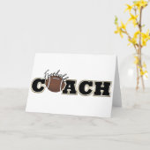 Carte Entraîneur de football américain (Fleur jaune)