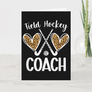 Carte Entraîneur de hockey sur gazon Hearts Entraîneur d
