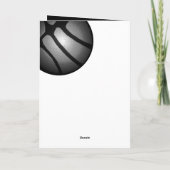 Carte entraîneur de Merci de basket-ball en argent (Dos)