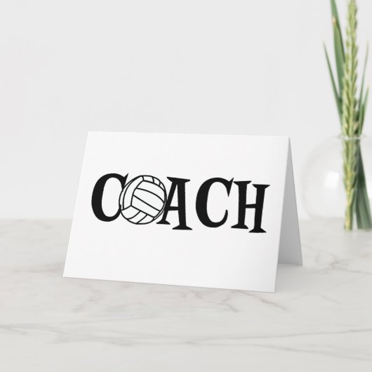 Carte Entraîneur de volley-ball (Devant)