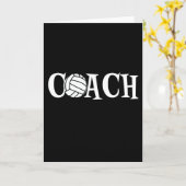 Carte Entraîneur de volley-ball (Fleur jaune)