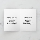 Carte Entre l'anniversaire des Lions (Intérieur)