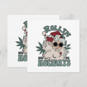 Carte Entrée dans la période des Fêtes (Devant / Derrière)