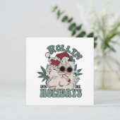 Carte Entrée dans la période des Fêtes (Debout devant)