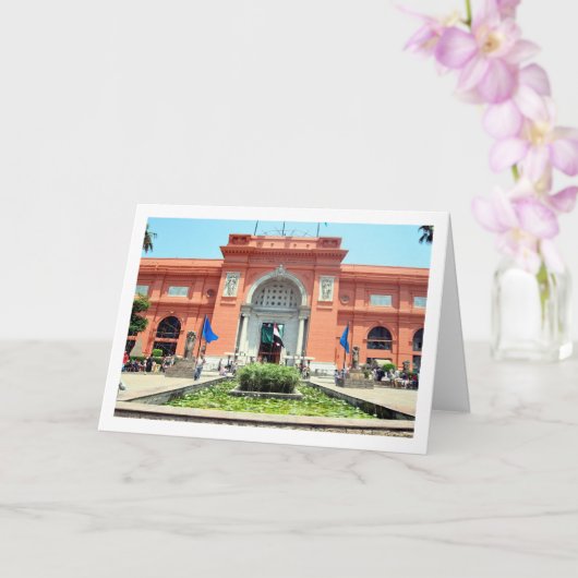 Carte Entrée du Musée du Caire, Égypte (Orchidée)