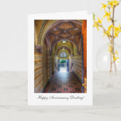 Carte Entrée voûtée - Joyeux anniversaire Darling (Fleur jaune)