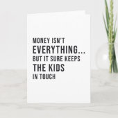 Carte Entrepreneur L'argent n'est pas tout pour les enfa (Devant)