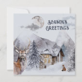 Carte Entreprise Joyeuses Fêtes Noël (Devant)