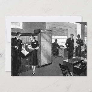 Carte Entreprise Vintage, Hommes d'affaires de direction