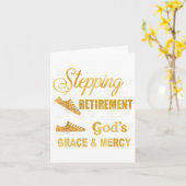 Carte Entrer dans ma retraite avec la grâce de Dieu et m (Fleur jaune)