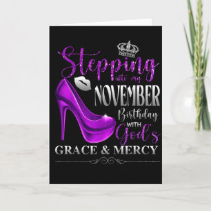 Carte Entrer dans mon anniversaire de novembre avec la g