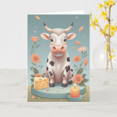 Carte Entrer dans une autre année (Fleur jaune)