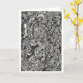 Carte Entrez, L'Homme Microdot (Fleur jaune)