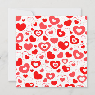 Carte Enveloppe Love Hearts