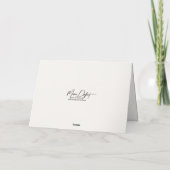 Carte Enveloppe Mariage Plage Dans Le Sable (Dos)