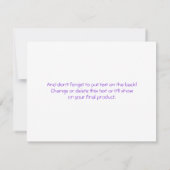 Carte Enveloppe rouge - Hong Bao (Dos)