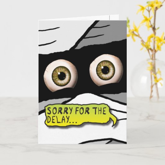 Carte Enveloppée maman (Fleur jaune)