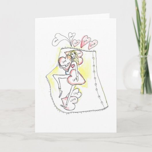 Carte Envoi d'amour (Devant)