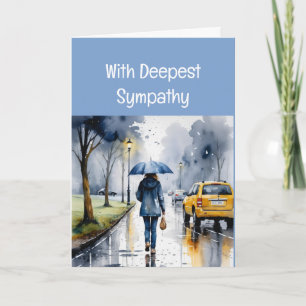 Carte Envoi d'amour et de prières Sympathie Temps de la 