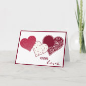 Carte Envoi d'amour, Valentine (Devant)