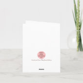 Carte Envoi de rayons de soleil Art original Fleur de ma (Dos)